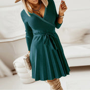 A-Linien-Kleid mit Plissee | Georgene