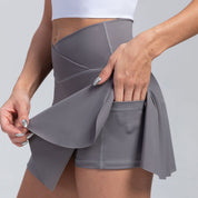 Twirla l Damen-Sportrock mit hoher Taille und Taschen