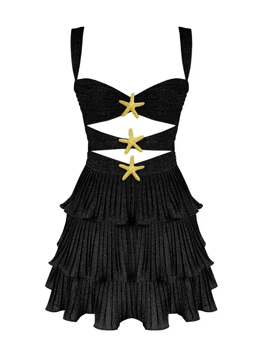 Modisches Meerjungfrau-Midikleid in A-Linie | Sommer | Genoveffa