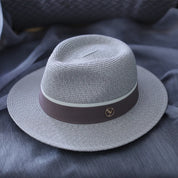 Stilvolle breite Krempe Panama Stroh Sommerhut | Lyonette