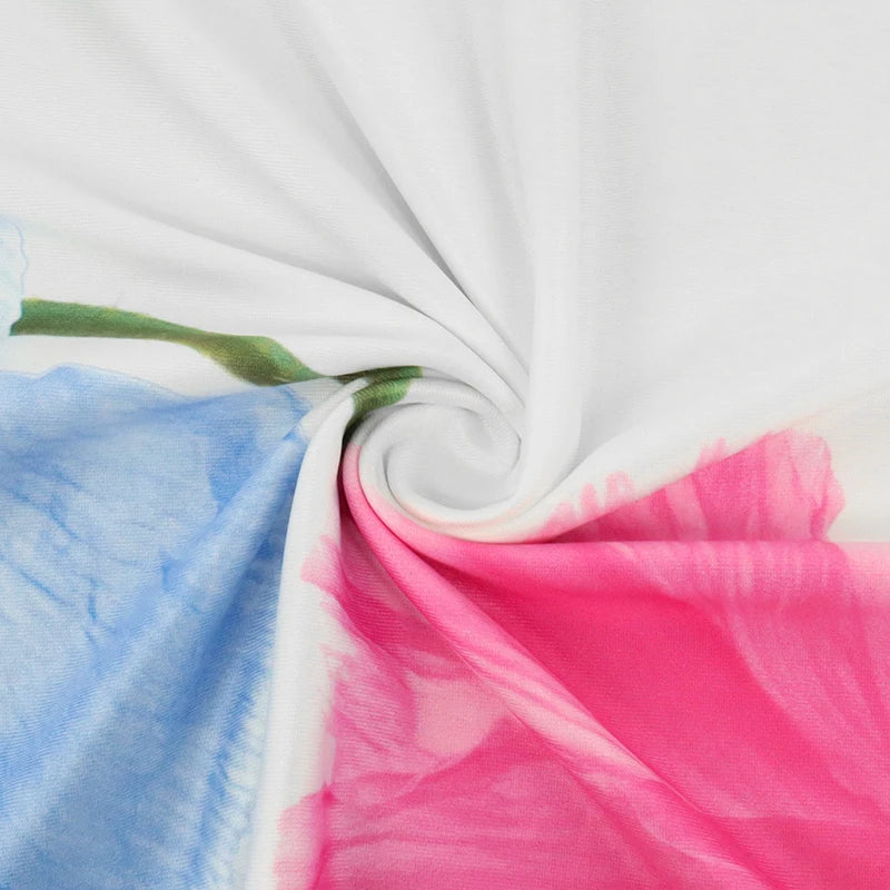 Stilvolles ärmelloses Rundhals-Urlaubs-Strandkleid für Damen l Frühjahrs- und Sommerkollektion 2025 l Shirece