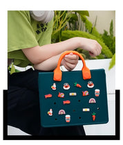 JuicyGlow l Wasserdichte Strand-Reisetasche mit niedlichen Anhängern
