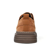 Jagger l Wildleder-Derby-Schuhe mit gestapelter Sohle