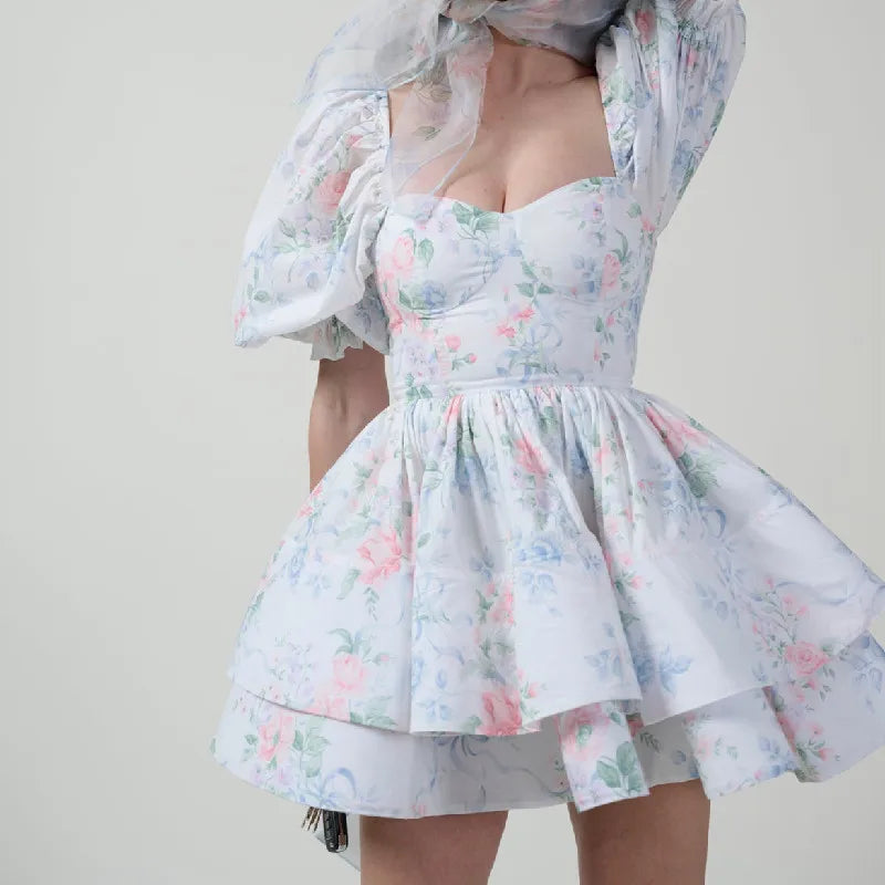 Issa l Pastellfarbenes Kleid mit Blumenmuster