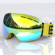 Skibrille für Männer und Frauen, Doppelglas, Anti-Fog, Weites Sichtfeld | Zeka