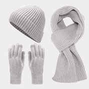 Unisex Herbst-Accessoire-Set aus Wolle | Ehren