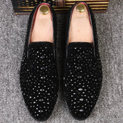 Axel l Elegante Herren-Loafer mit Perlen