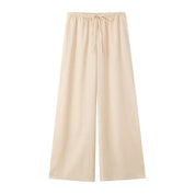 Frühling Leinen Frauen Set [ Kimono Top + Weite Hose ] | Maraline