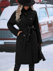 Zweireihiger Trenchcoat für Stil und Eleganz zu jeder Jahreszeit | Ryena