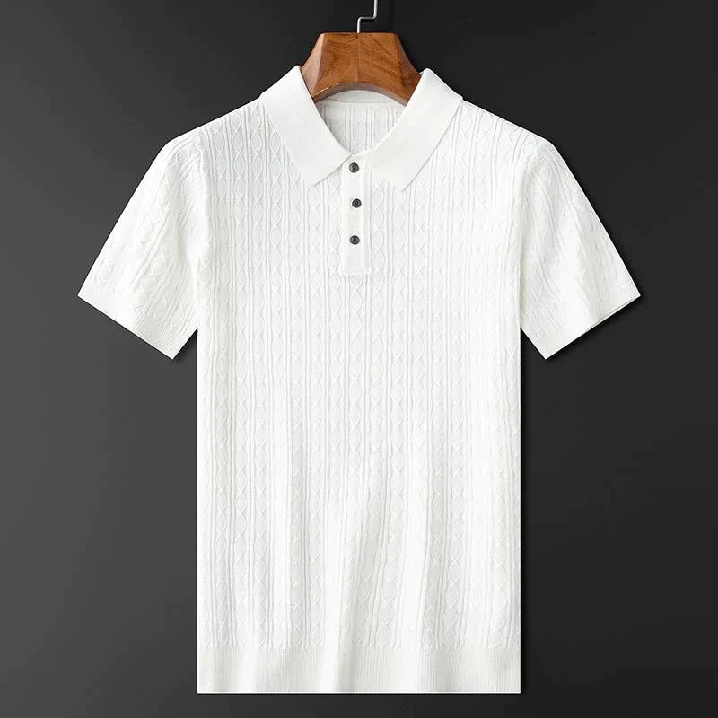 Gideon | Gestricktes klassisches Herren-Poloshirt