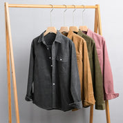 Philip | Langarm-Overshirt aus weichem Denim