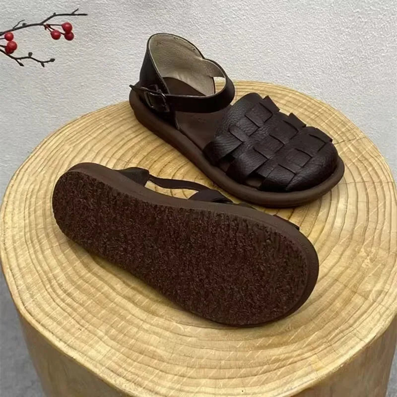 Römersandalen mit Riemen für Damen l Marchessa
