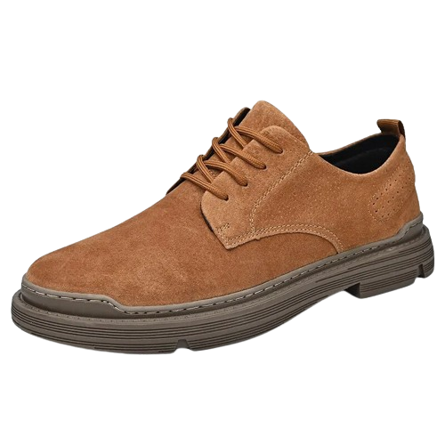 Jagger l Wildleder-Derby-Schuhe mit gestapelter Sohle
