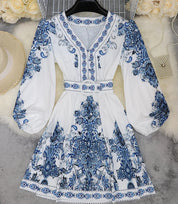 Maxikleid mit Bohemien-Muster l Casimira