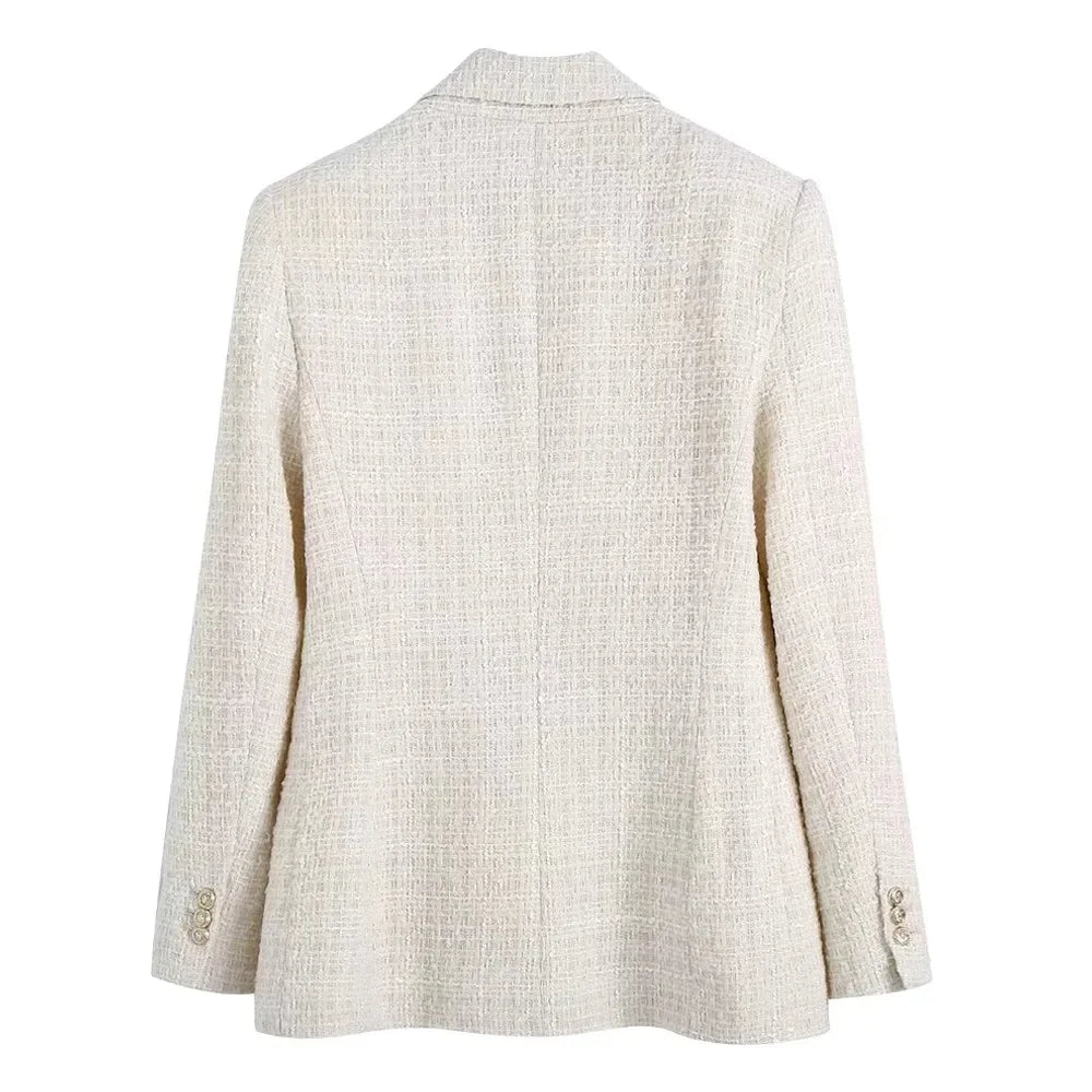 Blair | Eleganter Tweed Blazer Mantel für Damen - Herbst und Wintermode