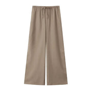 Frühling Leinen Frauen Set [ Kimono Top + Weite Hose ] | Maraline