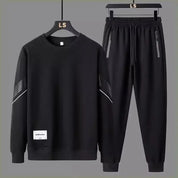 Lässiges Rundhals-Sweatshirt- und Hosen-Set für Herren | Jayronn