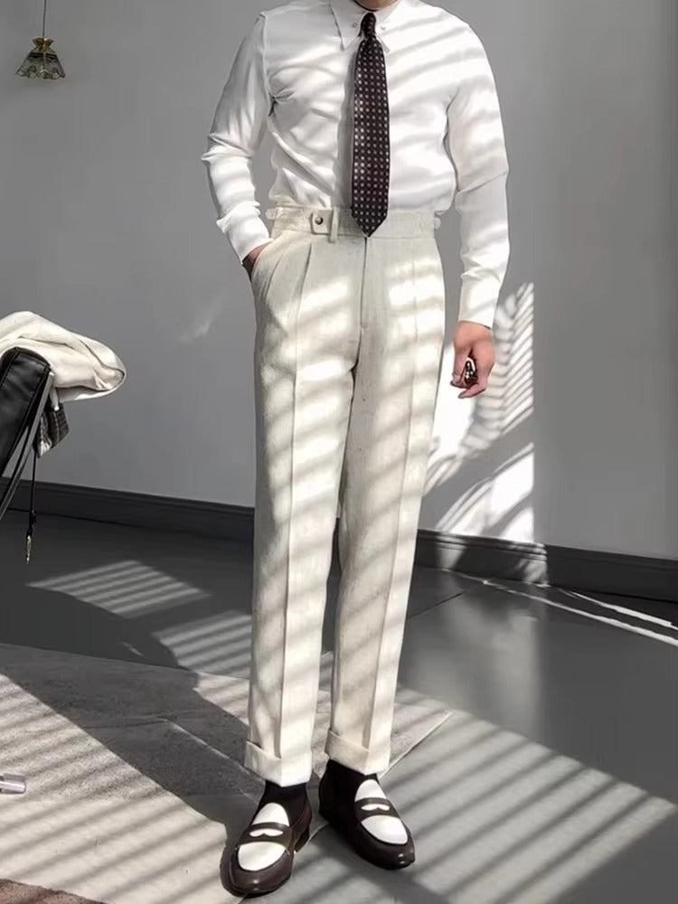 Altes Geld Mode Klassische Bundfaltenhose | Prewitt