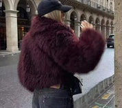 Madalyn | Schicke Jacke mit flauschigem Fell