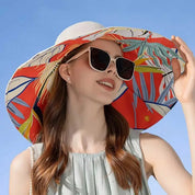 Luxuriöser Eimerhut mit breiter Krempe für Sommer und Frühling | Dabney