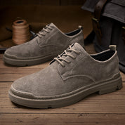 Jagger l Wildleder-Derby-Schuhe mit gestapelter Sohle