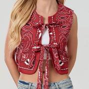 Y2k Bandana Streetwear Weste | Oralia