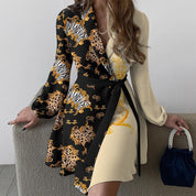 Nicollette l Wickelkleid mit Schleife