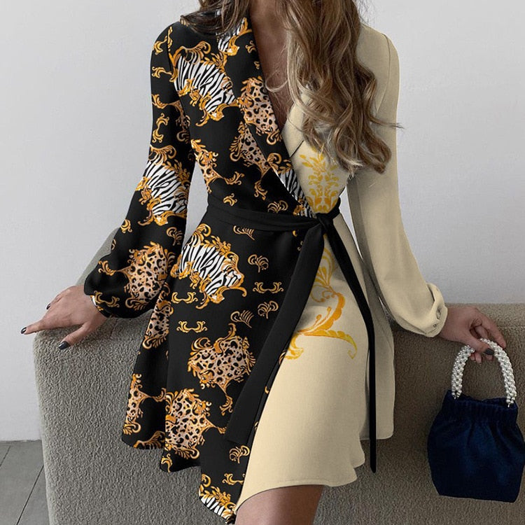 Nicollette l Wickelkleid mit Schleife