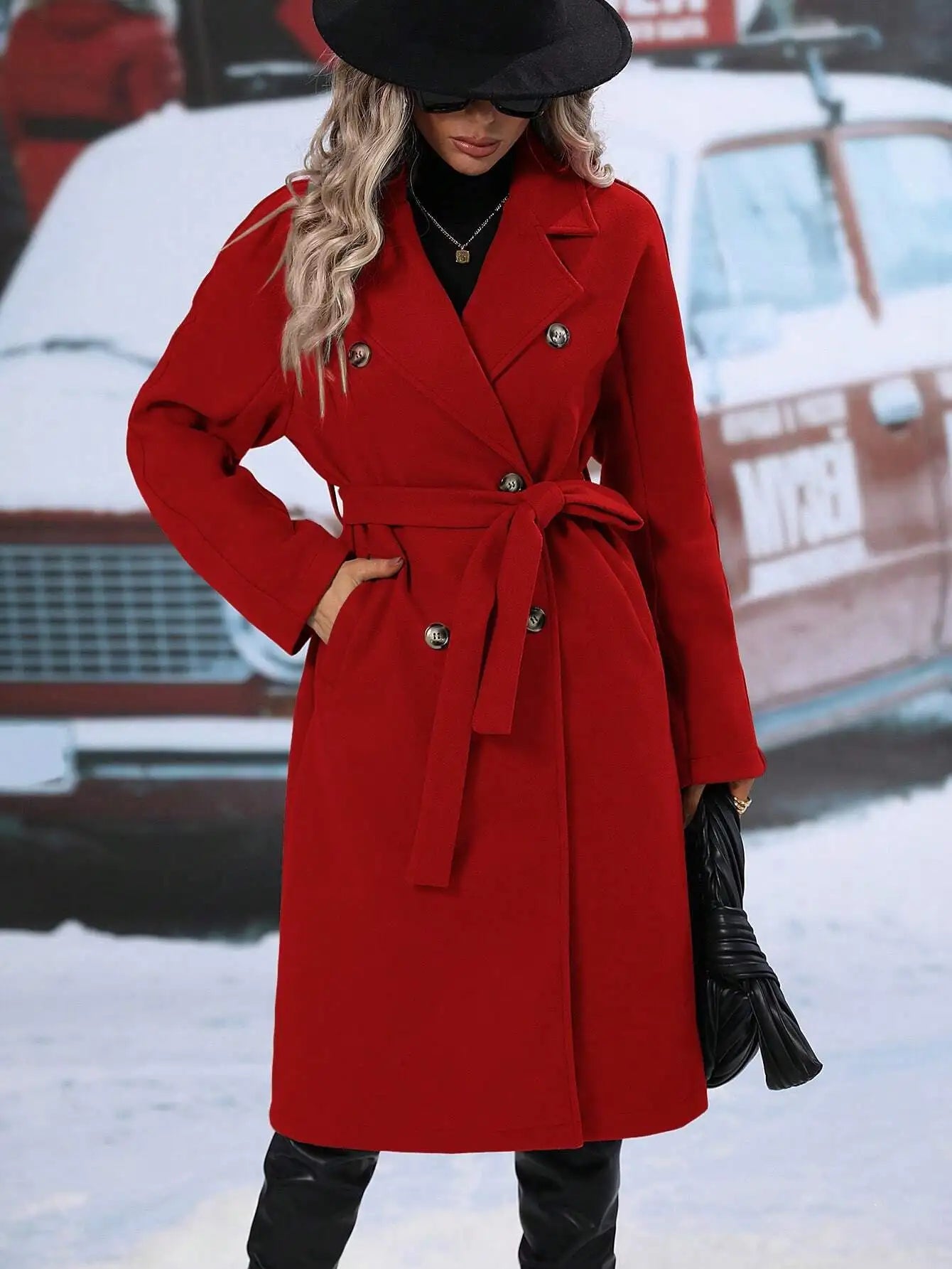 Zweireihiger Trenchcoat für Stil und Eleganz zu jeder Jahreszeit | Ryena