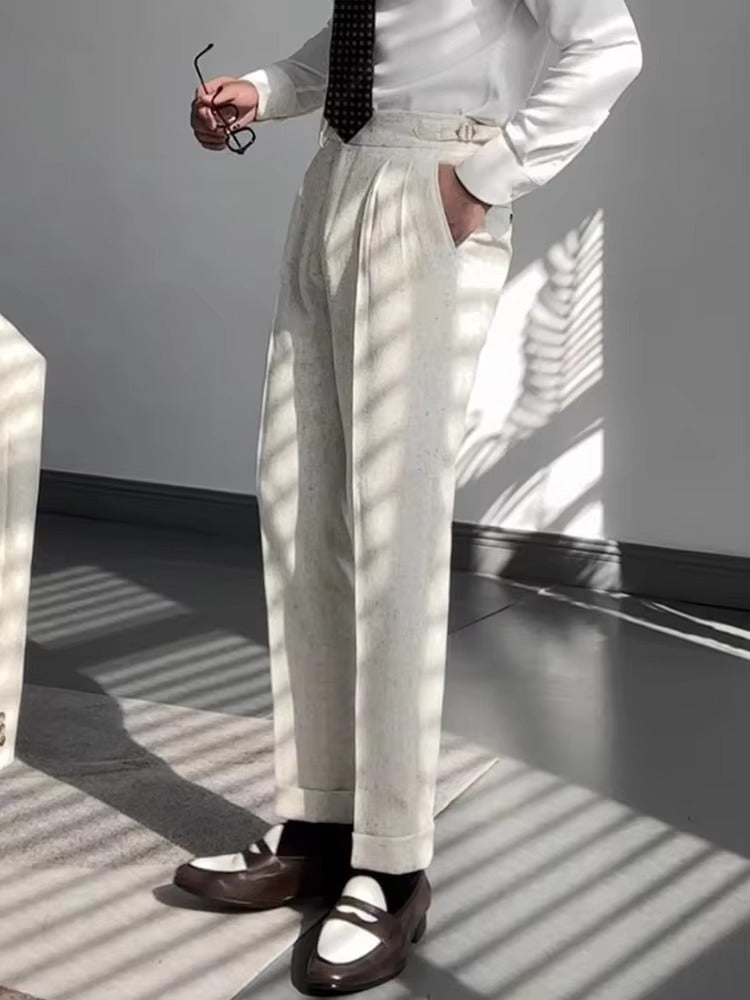 Altes Geld Mode Klassische Bundfaltenhose | Prewitt