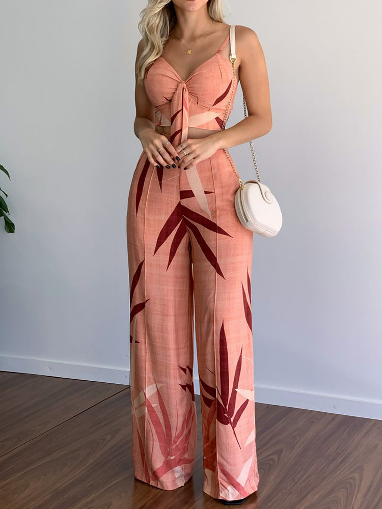 Primavera l Zweiteiliges passendes Damen-Set [Oberteil + Hose]