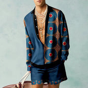 Herren-Set aus Shirt und Shorts mit 3D-Grafik | Frühling | Sommer | Mortymer
