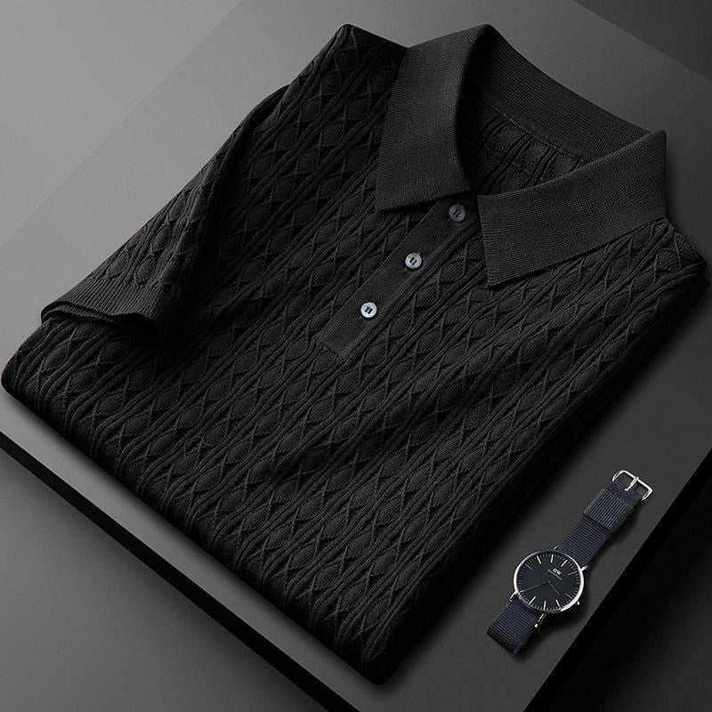 Gideon | Gestricktes klassisches Herren-Poloshirt