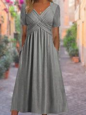 V-Ausschnitt Sommerkleid | Melly