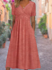 V-Ausschnitt Sommerkleid | Melly