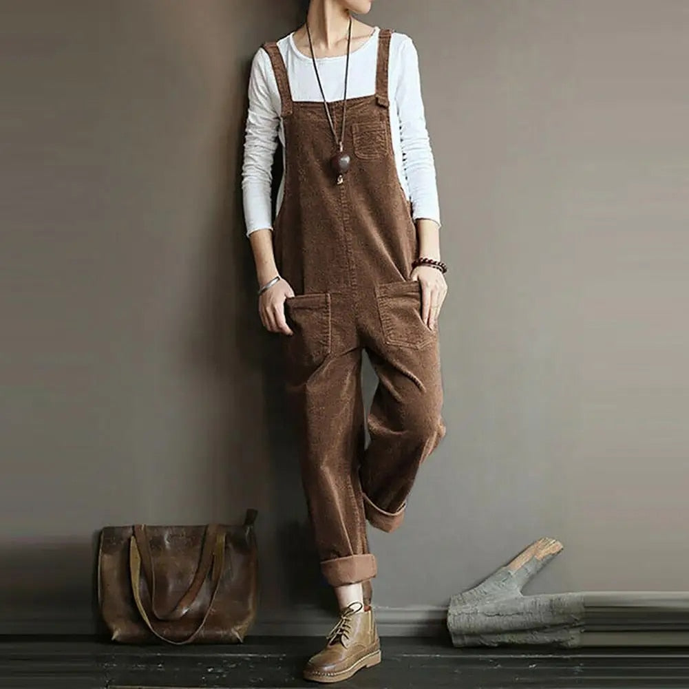 Alondra | Cord-Streetwear-Jumpsuit für Damen