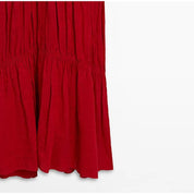 Rückenfreies langes A-Linien-Kleid für Frühling und Sommer l Shinella