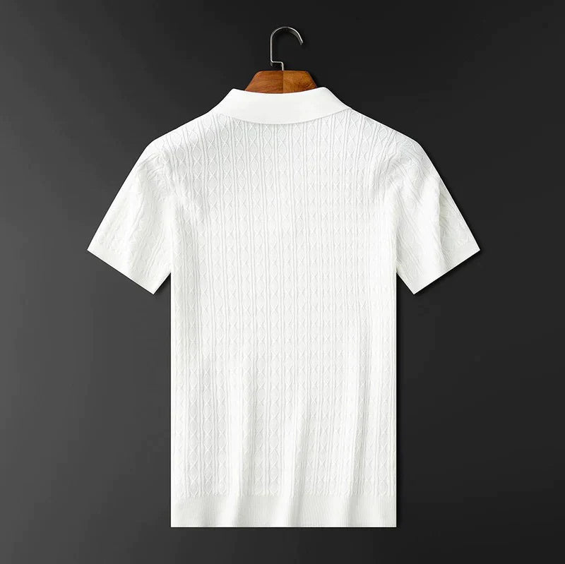 Gideon | Gestricktes klassisches Herren-Poloshirt