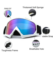 Winddichte Ski- und Snowboardbrille, Winterbrille mit Anti-Fog und UV-Schutz | SunProtect