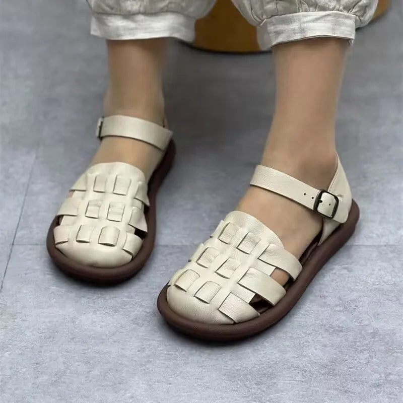 Römersandalen mit Riemen für Damen l Marchessa