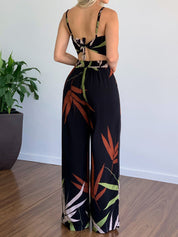 Primavera l Zweiteiliges passendes Damen-Set [Oberteil + Hose]