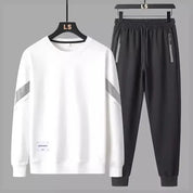 Lässiges Rundhals-Sweatshirt- und Hosen-Set für Herren | Jayronn