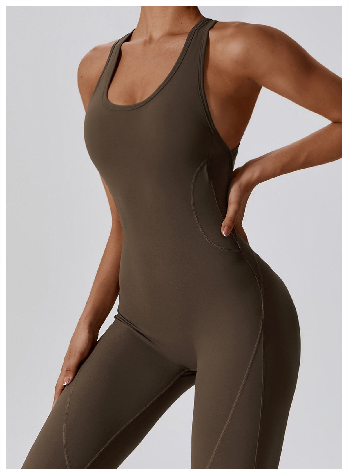 Lorezza l Dehnbarer Yoga-Workout-Fitness-Overall