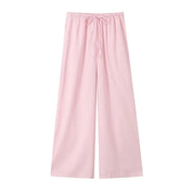 Frühling Leinen Frauen Set [ Kimono Top + Weite Hose ] | Maraline