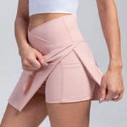 Twirla l Damen-Sportrock mit hoher Taille und Taschen