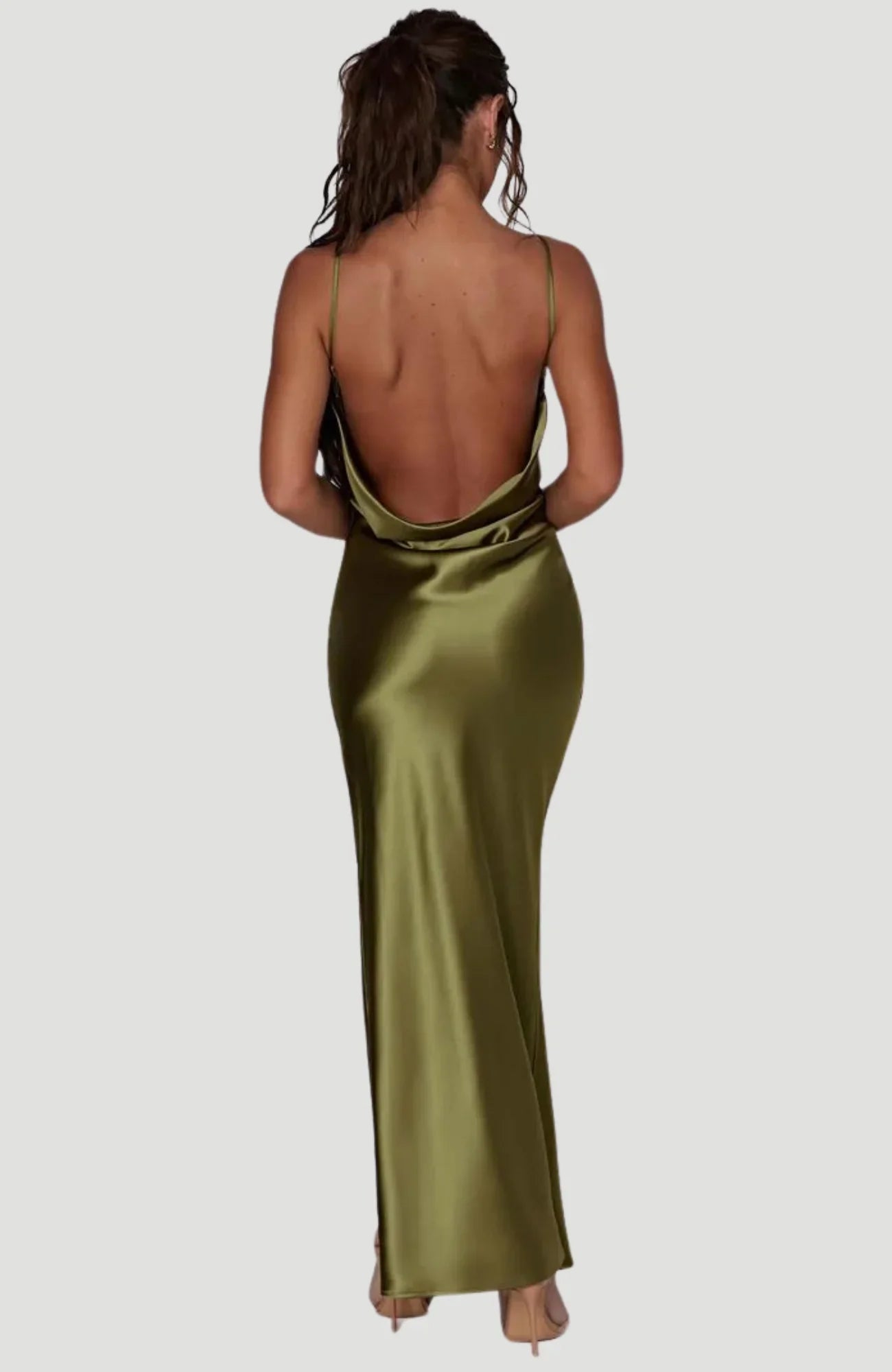 Hochwertiges, langes Damen-Hochzeits-Brautseidenkleid | Roseclere