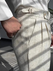 Altes Geld Mode Klassische Bundfaltenhose | Prewitt