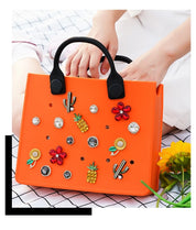 JuicyGlow l Wasserdichte Strand-Reisetasche mit niedlichen Anhängern