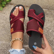 Flache Atmungsaktive Damen-Sandalen | Wyetta