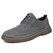 Jagger l Wildleder-Derby-Schuhe mit gestapelter Sohle